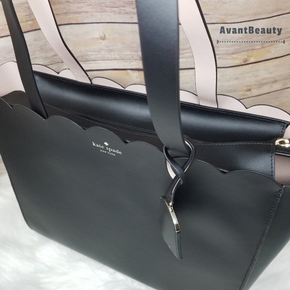 Kate Spade Mina Magnolia Street Scalloped Tote New - Picture 8 of 16